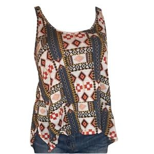 Aztec Flowy Tank Top
